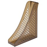 {{photo.Alt || photo.Description || 'Лоток вертикальный для бумаг BRAUBERG ECO, 240х80х290 мм, сетчатый, дымчатый, 239015'}}