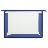 {{photo.Alt || photo.Description || 'Папка для тетрадей А4 ПИФАГОР, пластик, молния сверху, прозрачная, синий, 272109'}}