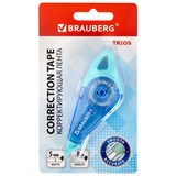 {{photo.Alt || photo.Description || 'Корректирующая лента BRAUBERG &quot;TRIOS&quot;, 5 мм х 8 м, корпус мятно-голубой с подвесом, блистер, 273023'}}