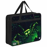 {{photo.Alt || photo.Description || 'Папка на молнии с ручками BRAUBERG А4, 1 отделение, пластик, 80 мм, &quot;Ominous spider&quot;, 273371'}}