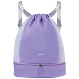 {{photo.Alt || photo.Description || 'Рюкзак спортивный мешок HEIKKI ACTION (ХЕЙКИ) с отделением для обуви, вентилируемые стенки, 45х34 см, &quot;Pastel purple&quot;, 273456'}}