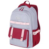 {{photo.Alt || photo.Description || 'Рюкзак HEIKKI GOODLY (ХЕЙКИ) универсальный, 2 отделения, отделение для ноутбука, серый/красный, 46x33x18 см, 273869'}}