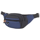 {{photo.Alt || photo.Description || 'Сумка на пояс HEIKKI PROMPT (ХЕЙКИ), 2 отделения, регулируемый ремень, карман-антивор, синяя, 37х14х5 см, 273927'}}