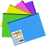 {{photo.Alt || photo.Description || 'Папка-конверт на молнии МАЛОГО ФОРМАТА (180х250 мм) А5, цвет ассорти с блестками, 0,15 мм, STAFF, 274080'}}