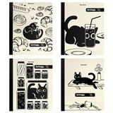 {{photo.Alt || photo.Description || 'Тетрадь А5 96 л. BRAUBERG, на сшивке с корешком, клетка, обложка картон, &quot;Кот-Непоседа&quot;, 405292'}}