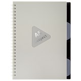 {{photo.Alt || photo.Description || 'Тетрадь обложка пластик, А5 80 л., гребень, 4 разделителя, клетка, BRAUBERG, бежевый, 405366'}}