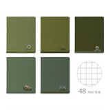 {{photo.Alt || photo.Description || 'Тетрадь А5, 48 л., BRUNO VISCONTI, скоба, клетка, Soft-Touch, &quot;VERDE.ANIMALS&quot; (5 видов), 7-48-1373'}}