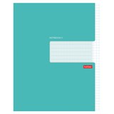 Тетрадь А5 48 л., HATBER скоба, клетка, обложка картон, 