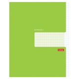 Тетрадь А5 48 л., HATBER скоба, клетка, обложка картон, 