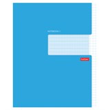 Тетрадь А5 48 л., HATBER скоба, клетка, обложка картон, 