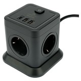 {{photo.Alt || photo.Description || 'Сетевой фильтр CABLEXPERT Tower, 4 розетки, 10 А, 1 x Type-C PD, 20 Вт, 2 х USB, 2 м, черный, TWR-4-CU2-B-2'}}