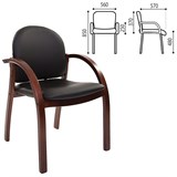 {{photo.Alt || photo.Description || 'Кресло для приемных и переговорных CH-659, экокожа, черное матовое, 6066646'}}