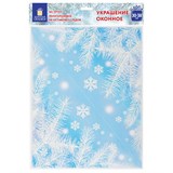 {{photo.Alt || photo.Description || 'Украшение для окон и стекла ЗОЛОТАЯ СКАЗКА &quot;Морозные узоры 2&quot;, 30х38 см, ПВХ, 591224'}}