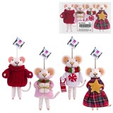 {{photo.Alt || photo.Description || 'Украшение ёлочное (1 шт.) &quot;Мышка&quot;, 6х5х13 см, фетр, хлопок, ассорти 4 дизайна, ЗОЛОТАЯ СКАЗКА, 592422'}}