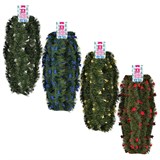 {{photo.Alt || photo.Description || 'Мишура (1 штука) с декором, диаметр 70 мм, длина 2 м, матовая, ассорти 4 дизайна, ЗОЛОТАЯ СКАЗКА, 592424'}}