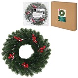 {{photo.Alt || photo.Description || 'Венок новогодний, диаметр 42 см &quot;Красные ягодки&quot;, с декором, литой ПЭТ, ЗОЛОТАЯ СКАЗКА, 592517'}}