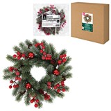 {{photo.Alt || photo.Description || 'Венок новогодний заснеженный, диаметр 30 см &quot;Зимняя сказка&quot;, с декором, литой ПЭТ, ЗОЛОТАЯ СКАЗКА, 592518'}}