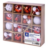 {{photo.Alt || photo.Description || 'Шары елочные НАБОР 42 предмета &quot;Red and White Shine&quot;, пластик, красный/белый, ЗОЛОТАЯ СКАЗКА, 592589'}}