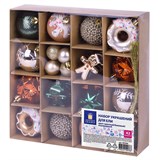 {{photo.Alt || photo.Description || 'Шары елочные НАБОР 42 предмета &quot;Xmas Inspiration&quot;, пластик/пенопласт, красный/бежевый/бирюзовый, ЗОЛОТАЯ СКАЗКА, 592590'}}