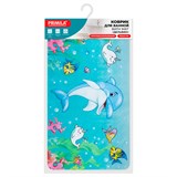 {{photo.Alt || photo.Description || 'Коврик для ванны противоскользящий 70х40 см с печатью &quot;Дельфин&quot;, ПВХ, присоски, PRIMILA (ПРИМИЛА), 700370'}}