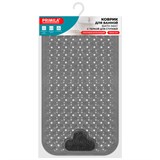 {{photo.Alt || photo.Description || 'Коврик для ванны противоскользящий с теркой для ступней 70х40 см, серый, ПВХ, присоски, PRIMILA (ПРИМИЛА), 700374'}}