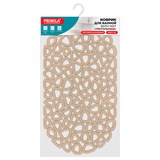 {{photo.Alt || photo.Description || 'Коврик для ванны противоскользящий 68х37 см, &quot;Треугольники&quot;, овальный, бежевый, ПВХ, PRIMILA (ПРИМИЛА), 700380'}}