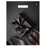 Пакет с вырубной ручкой ПВД ламинированный, 40х31 см, 