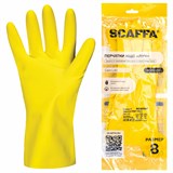 {{photo.Alt || photo.Description || 'Перчатки латексные SCAFFA &quot;Луч&quot;, КЩС-2, хлопчатобумажное напыление, размер 8, M (средний), желтые, 00-01017717'}}