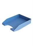 Лоток горизонтальный для бумаг Консул, 1 шт. (347х255х65 мм), синий К1198