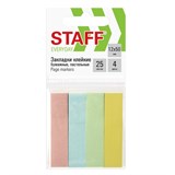 {{photo.Alt || photo.Description || 'Закладки клейкие пастельные STAFF бумажные, 50х12 мм, 100 штук (4 цвета х 25 листов), европодвес, 127147'}}