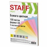 {{photo.Alt || photo.Description || 'Бумага цветная STAFF color, А4, 80 г/м2, 100 л., микс (5 цв. х 20 л.), пастель, для офиса и дома, 11'}}