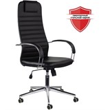 {{photo.Alt || photo.Description || 'Кресло офисное BRABIX Pilot EX-610 CH premium, хром, кожзам, черное, 532418'}}