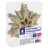 {{photo.Alt || photo.Description || 'Украшение ёлочное Снежинки 4 шт., 13 см, пластик, золотистые, ЗОЛОТАЯ СКАЗКА, 591132'}}