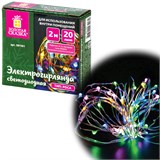 {{photo.Alt || photo.Description || 'Электрогирлянда-нить комнатная "Роса" 2 м, 20 LED, мультицветная, на батарейках, ЗОЛОТАЯ СКАЗКА, 591101'}}