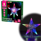 {{photo.Alt || photo.Description || 'Звезда на ель ЗОЛОТАЯ СКАЗКА 10 LED, 16,5 см, прозрачный корпус, 3 цвета, на батарейках, 591272'}}
