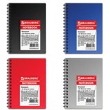 {{photo.Alt || photo.Description || 'Блокнот МАЛЫЙ ФОРМАТ А6 105х145 мм, 60 л., гребень, пластик+картон, клетка, BRAUBERG, Офис, 125398'}}