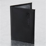 {{photo.Alt || photo.Description || 'Обложка для паспорта натуральная кожа флоттер, PASSPORT, кожаный уголок, черная, BRAUBERG, 238192'}}