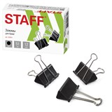 {{photo.Alt || photo.Description || 'Зaжимы для бумаг большие STAFF EVERYDAY, КОМПЛЕКТ 12 шт., 51 мм, на 230 листов, черные, картонная коробка, 224610'}}