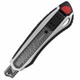 {{photo.Alt || photo.Description || 'Нож канцелярский мощный 18 мм BRAUBERG Heavy duty, автофиксатор, резиновые вставки, металл, 237158'}}