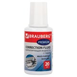 {{photo.Alt || photo.Description || 'Корректирующая жидкость BRAUBERG Premium быстросохнущая, 20 мл, с губчатым аппликатором, 224090'}}