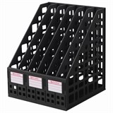{{photo.Alt || photo.Description || 'Лoтoк вертикальный для бумаг BRAUBERG "MAXI Plus", 240 мм, 6 отделений, сетчатый, сборный'}}