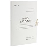 {{photo.Alt || photo.Description || 'Папкa для бумаг с завязками картонная STAFF, гарантированная плотность 310 г/м2, до 200 листов, 121120'}}