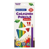 {{photo.Alt || photo.Description || 'Карандаши цветные BRAUBERG PREMIUM 12 цветов, трехгранные, грифель 3,3 мм, натуральное дерево, 181651'}}