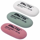 {{photo.Alt || photo.Description || 'Ластик FACTIS OV 24 (Испания), 49х24х9 мм, цвет ассорти, овальный, мягкий, CMFOV24'}}