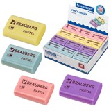 {{photo.Alt || photo.Description || 'Ластик BRAUBERG Pastel, 37х24х11мм, ассорти пастельных цветов, экологичный ПВХ, 229582'}}
