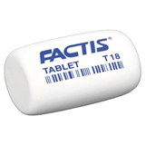 {{photo.Alt || photo.Description || 'Ластик FACTIS Tablet T 18, 45х28х13 мм, белый, скошенный край, CMFT18'}}