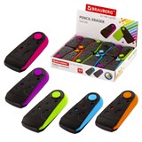 {{photo.Alt || photo.Description || 'Ластик BRAUBERG ULTRA COLOR, 57х24х15 мм, ассорти, черный пластиковый футляр, 229562'}}