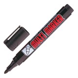 {{photo.Alt || photo.Description || 'Маркер перманентный CROWN Multi Marker, ЧЕРНЫЙ, круглый наконечник, 3 мм, CPM-800'}}