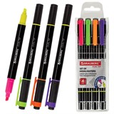{{photo.Alt || photo.Description || 'Набор текстовыделителей двусторонних BRAUBERG DUAL TIP 4 шт., АССОРТИ, линия 1-4 мм, 150845'}}