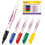 {{photo.Alt || photo.Description || 'Маркеры стираемые для белой доски НАБОР 5 ЦВЕТОВ, ЮНЛАНДИЯ COLORWAY, 3 мм, 152099'}}